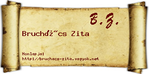 Bruchács Zita névjegykártya